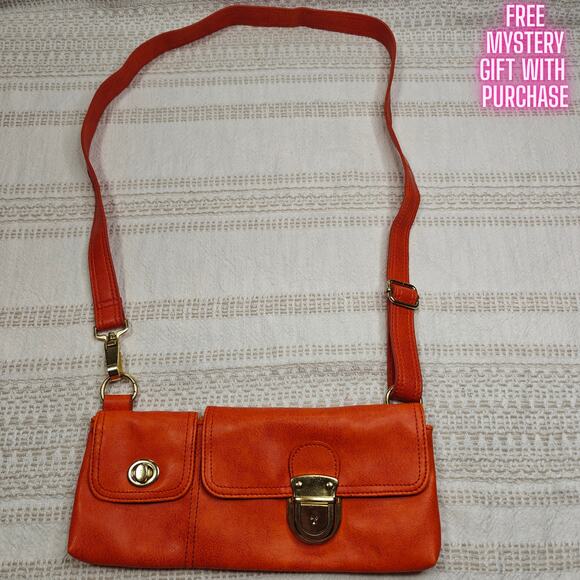 Avon Mark Orange Crossbody Bag – Adjustable Strap | Used, Good Condition - Picture 1 of 6